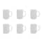 15oz. White Ceramic Sublimation Mugs, 6ct. by Make Market®